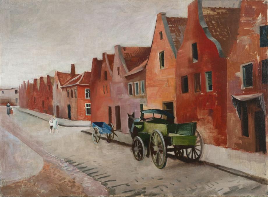 Rudolf Hengstenberg Holländisches Viertel um 1926, Potsdam Museum, Rudolf Hengstenberg Holländisches Viertel um 1926, Potsdam Museum,