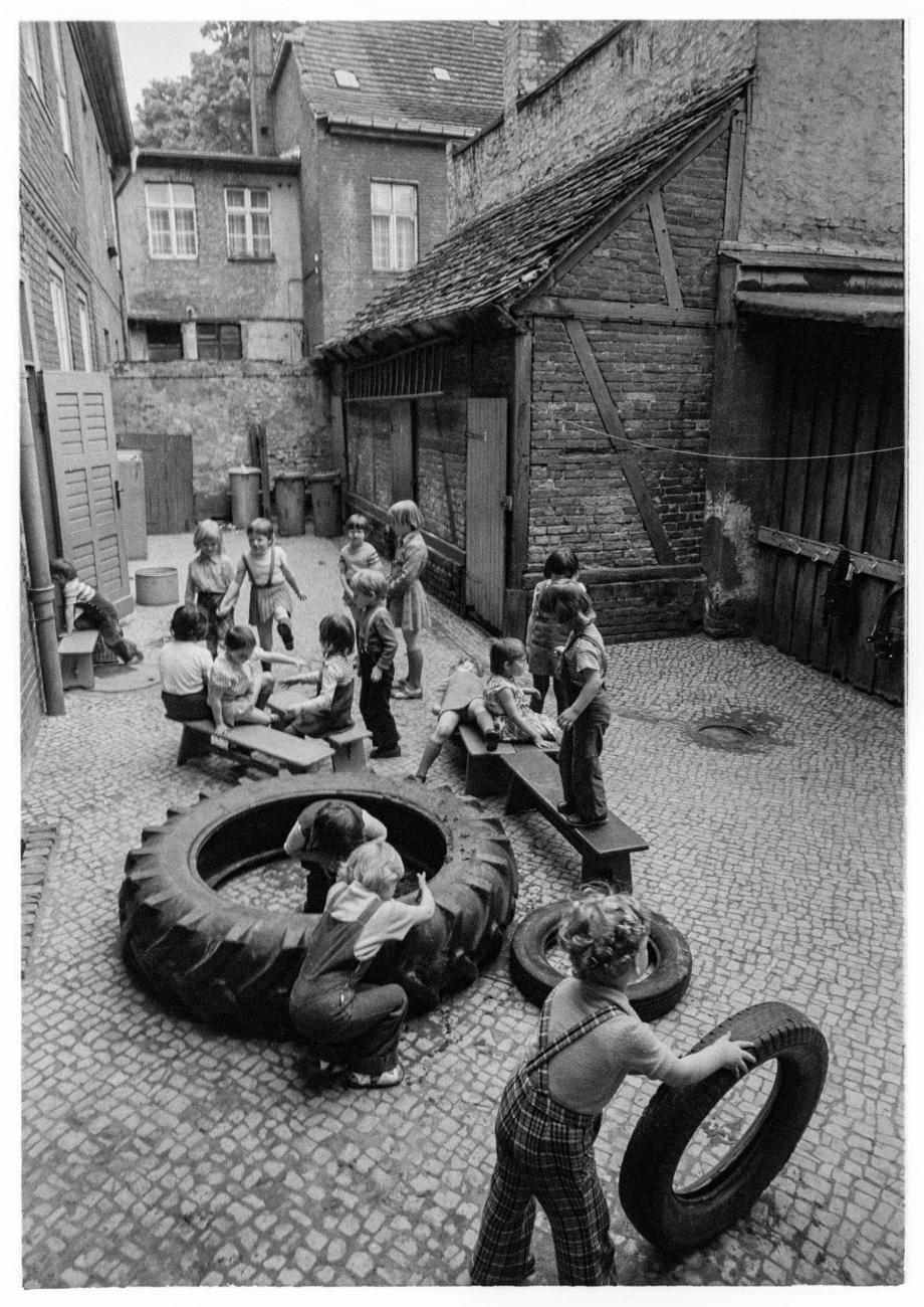Benkertstraße 23, Kindergarten, Hof 1977-78 © Potsdam Museum