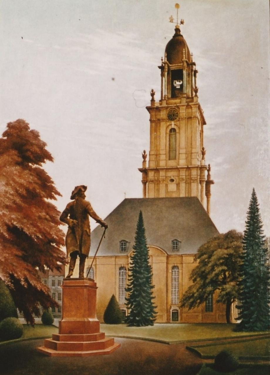 Heinrich Basedow d.J, Garnisonkirche in Potsdam, 1947 (c) Potsdam Museum – Forum für Kunst und Geschichte