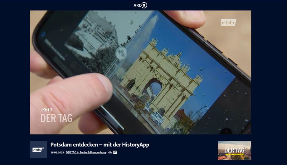 Screenshot rbb TV
