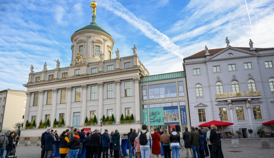 Gründung des Notfallverbunds vor dem Potsdam Museum