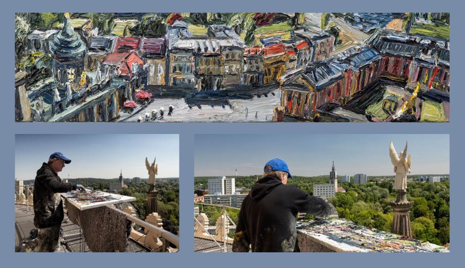 oben: Christopher Lehmpfuhl: Alter Markt-Panorama 2025