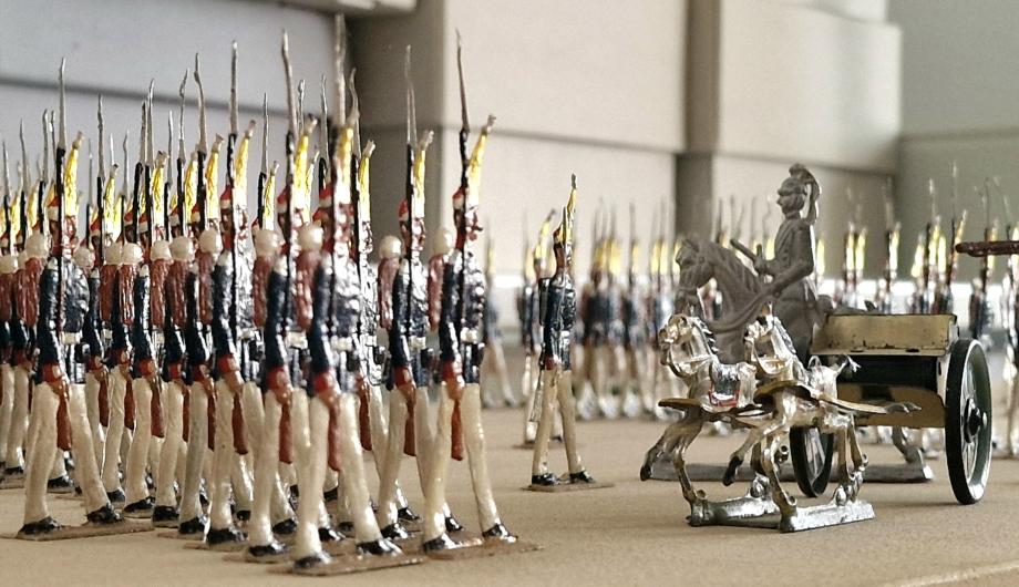 Zinnsoldaten im Museumsdepot