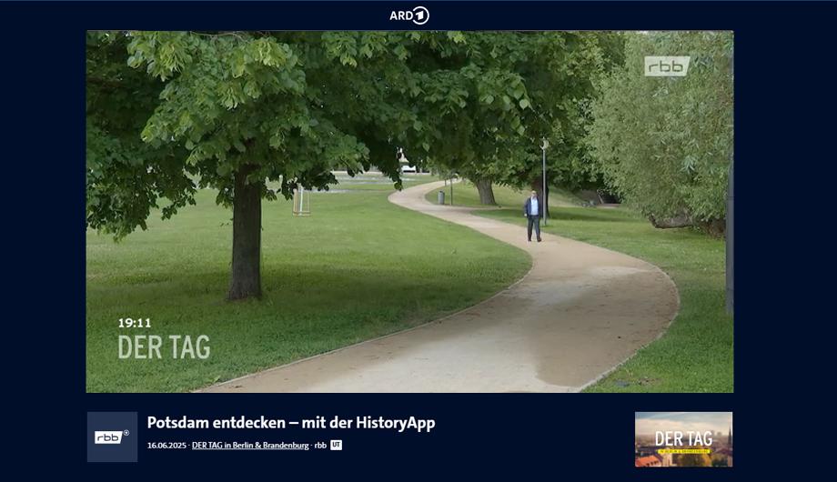 Screenshot rbb TV