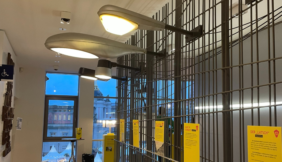 DDR-Laternen ausgestellt im Potsdam Museum