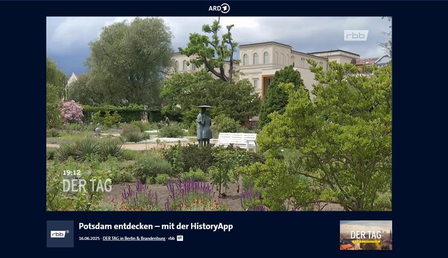Screenshot rbb TV