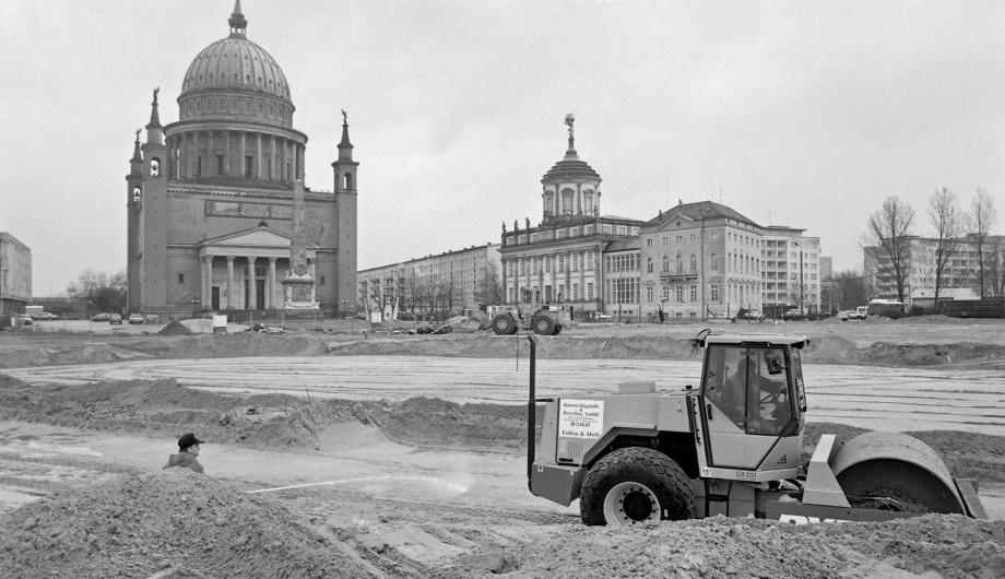 Baustelle Alter Markt, 1992