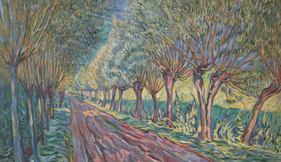 Brockhusen, Weidenweg in Mecklenburg, 1918, Privatbesitz