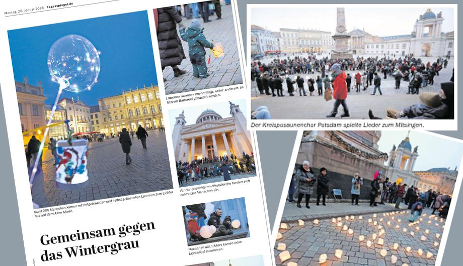 Screenshot der PNN mit Bericht über Lichterfest