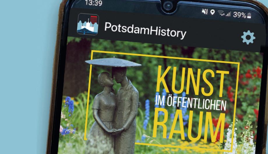 Displayansicht PotsdamHistory App