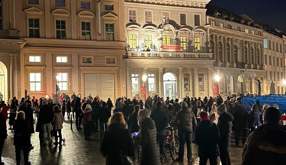 Potsdamer Adventsturmblasen auf dem Alten Markt