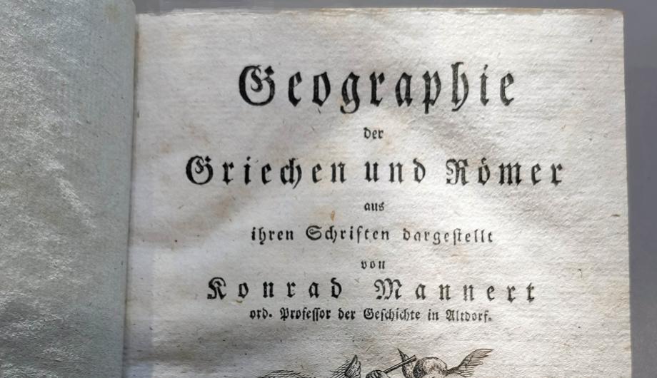 Inneres Titelblatt eines historischen Buches
