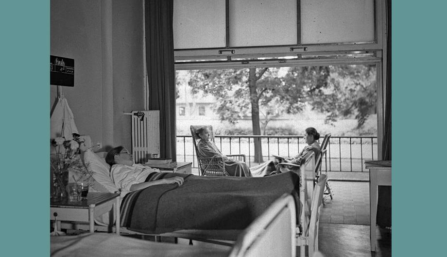 Städt. Krankenhaus - Krankenzimmer