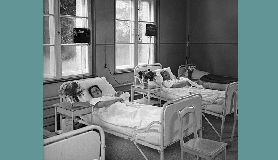 Städt. Krankenhaus - Krankenzimmer 
