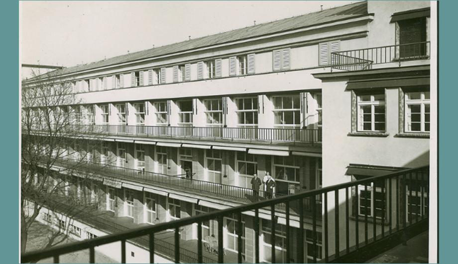 Gebäude Städt.Krankenhaus von außen, 1929