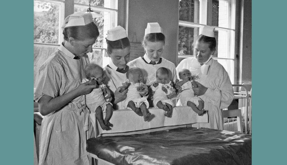 Städt. Krankenhaus - Säuglingsstation 1937