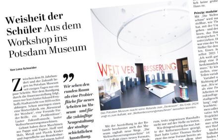 Screenshot eines Artikels in der PNN