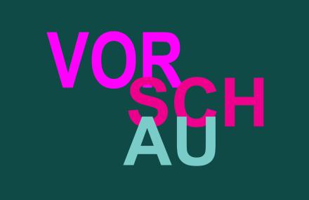 Vorschau Schrift auf grünem Grund: Vorschau