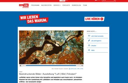 Screenshot Webseite rbb InfoRadio