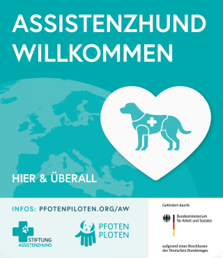 Assistenzhund-Symbol