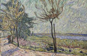 Gemälde mit Landschaft