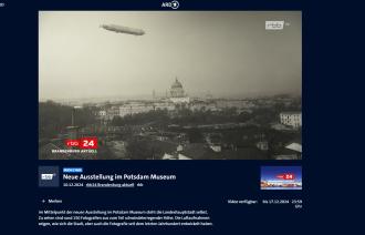 Screenshot ard Mediathek mit Luftbild-Beitrag