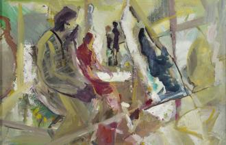 Stephan Velten, Spiegelstück (Cafe), © Potsdam-Museum – Forum für Kunst und Geschichte,