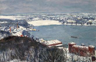 Philipp Franck, Blick auf Potsdam-Hermannswerder,