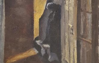 Otto Hundt, Dunkler Hausflur, © Potsdam-Museum – Forum für Kunst und Geschichte,