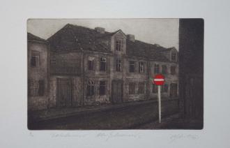 Alfred Schmidt, Potsdamer Abrisshäuser V,