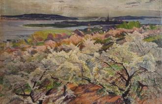Otto Heinrich, Baumblüte in Werder,