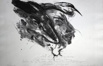 Angela Hampel, Zu Jean Rhys "Lösch aus das Mondlicht", © VG Bild-Kunst, Bonn 2021,
