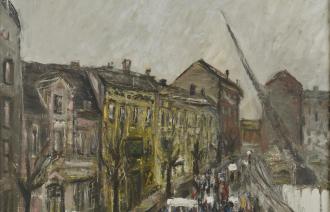 Barbara Raetsch, Demonstration in der Dortustraße, © VG Bild-Kunst, Bonn 2021,