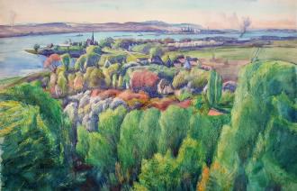 Otto Heinrich, Blick auf Geltow und Werder an der Havel,