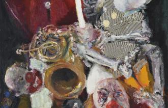 Bernhard Heisig, Der Tod des Weißclowns, 1991, Potsdam Museum, Dauerleihgabe Sammlung Vera Schreck © VG Bild-Kunst, Bonn 2016,