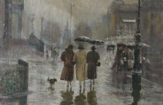 tto Heinrich,  Berlin im Regen,