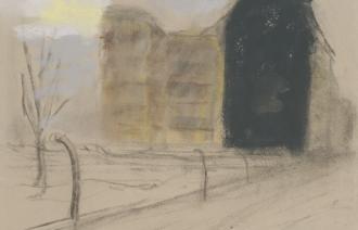 Gertrude Sandmann, Schwarze Brandmauer, 1948