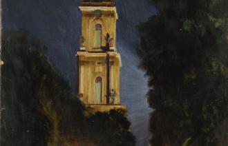 Otto Heinrich, Garnisonkirche bei Nacht,
