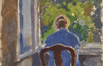 Otto Hundt, Frau am offenen Fenster, © Potsdam Museum – Forum für Kunst und Geschichte,