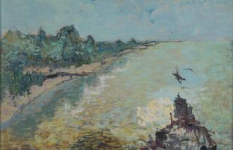 Otto Niemeyer-Holstein, Donau, © VG Bild-Kunst, Bonn 2021,