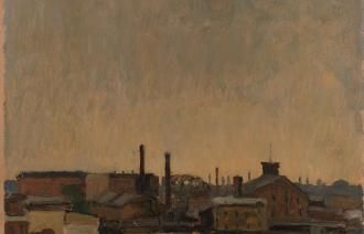 Hans Klohss, Fabriken nach dem Regen, © Potsdam Museum – Forum für Kunst und Geschichte,