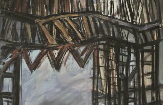 Bernd Krenkel,  Brückenbau I, © Potsdam Museum – Forum für Kunst und Geschichte,
