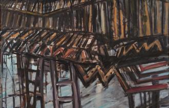 Bernd Krenkel, Brückenbau II, © Potsdam Museum – Forum für Kunst und Geschichte,
