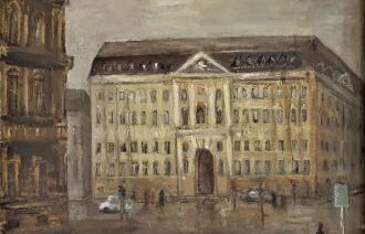 Barbara Raetsch, Blick zum Haus des FDGB,