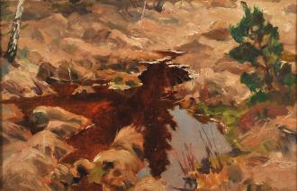 Carl Kayser-Eichberg, Waldteich, © Potsdam Museum – Forum für Kunst und Geschichte,