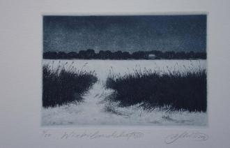 Alfred Schmidt Winterlandschaft XVII,
