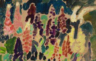Siegward Sprotte, Lupinen, © VG Bild-Kunst, Bonn 2021,
