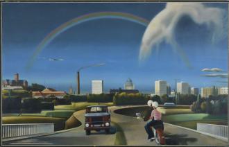 Werner Gottsmann, Potsdamer Stadtlandschaft, 1975, Potsdam Musem,