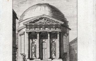 Ansicht der Französischen Kirche von Potsdam,