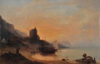 Carl Gustav Wegener, Mittelitalienische Landschaft, 1843, © Potsdam Museum – Forum für Kunst und Geschichte,